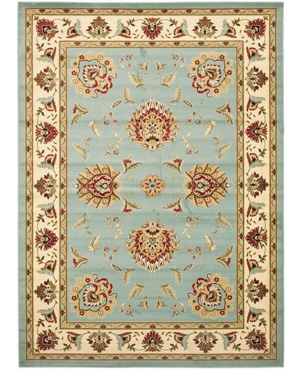 Safavieh Lyndhurst Blue and Ivory 8'9in x 12' Area Rug - Blue Group