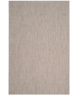 Courtyard CY8520 Beige 5'3" x 7'7" Sisal Weave Outdoor Area Rug
