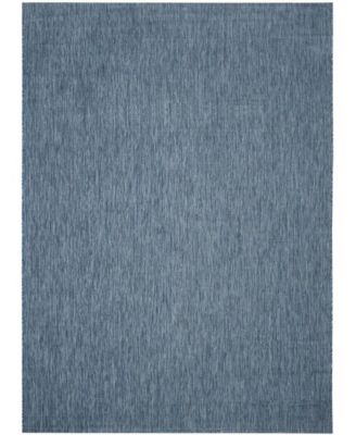 Courtyard CY8520 Navy 8' x 11' Outdoor Area Rug