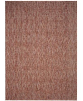 Courtyard CY8522 Red 8' x 11' Outdoor Area Rug