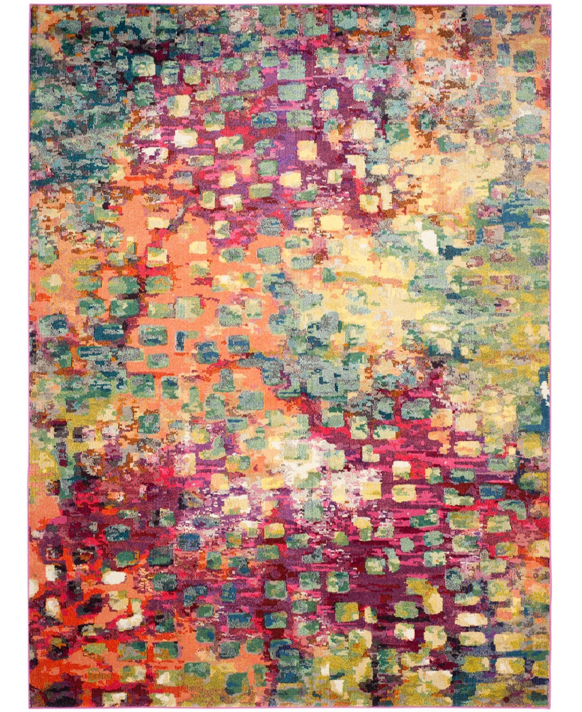 Safavieh Monaco MNC225and Multi Area Rug - Pink