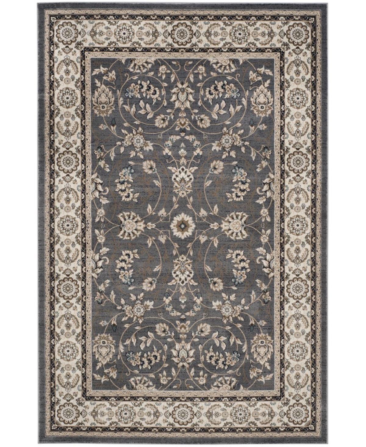 Safavieh Lyndhurst Gray and Cream 9' x 12' Area Rug - Grey Group