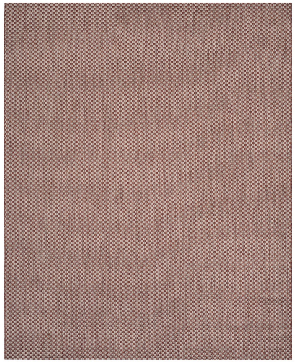 Safavieh Courtyard Rust and Light Gray 9' x 12' Sisal Weave Outdoor Area Rug - Rust