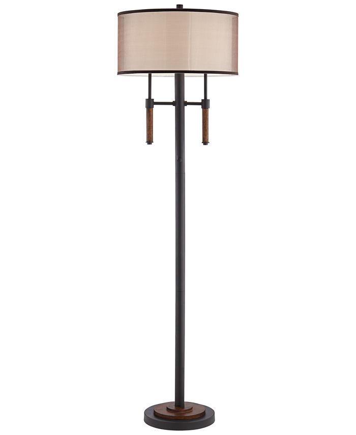 Kathy Ireland Pacific Coast Modern Lodge Floor Lamp with 2 Lights Macy's