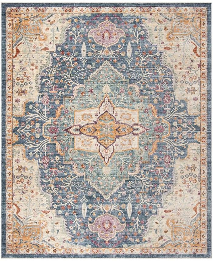 Safavieh Illusion Blue and Purple 8' x 10' Area Rug & Reviews Rugs