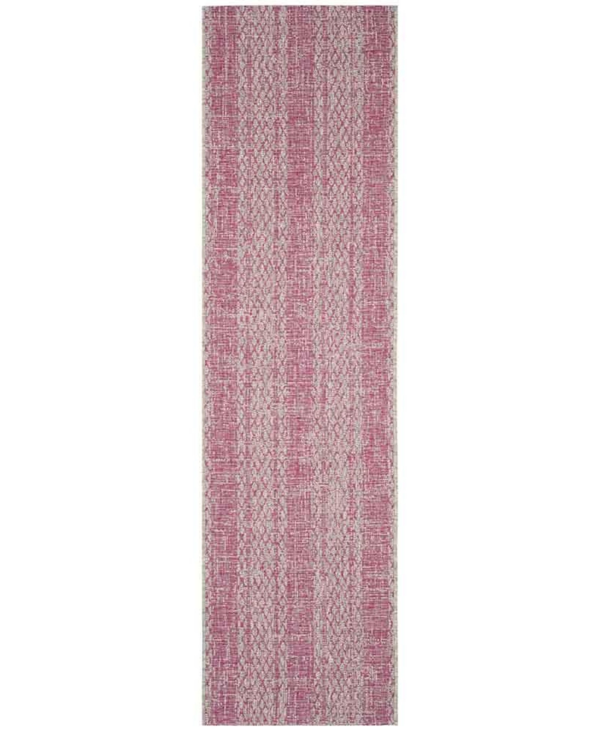Safavieh Courtyard CY8736 Light Grey and Fuchsia 2'3