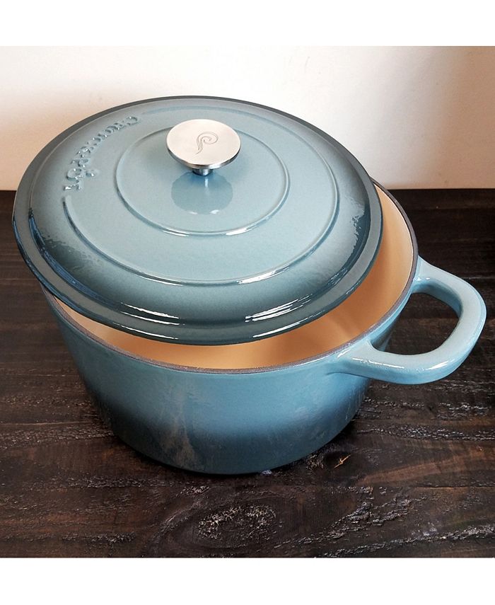 Gibson Crock Pot Artisan 7 Quart Enameled Cast Iron Dutch Oven Macy's