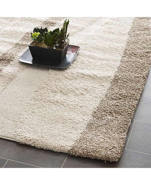 Shag Cream And Dark Brown 6 X 9 Area Rug The Safavieh Serenity Collection Evokes Old World Style And Quality In These Clic Rugs Bring Traditional Sophistication