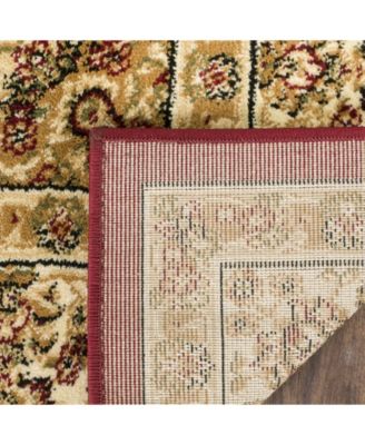 Lyndhurst LNH222 Red and Ivory 5'3" x 7'6" Area Rug