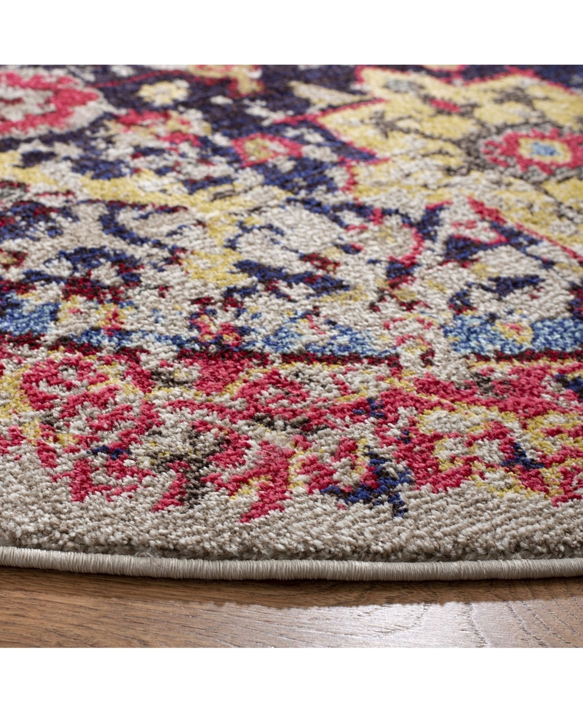 Safavieh Monaco MNC206and Multi x Area Rug - Gray