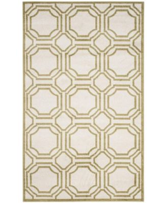 Amherst Ivory and Light Green 5' x 8' Area Rug