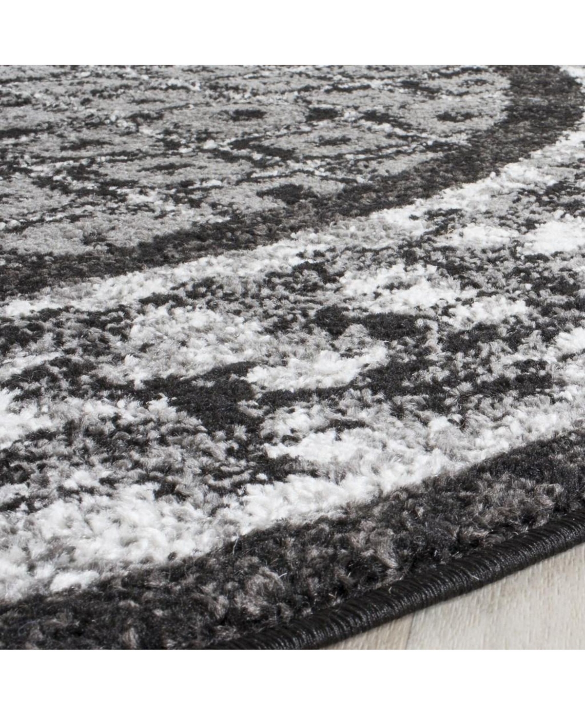 Safavieh Adirondack 110and Silver x Area Rug - Black