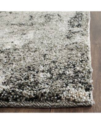 Retro RET2139 Light Gray and Gray 5' x 8' Area Rug