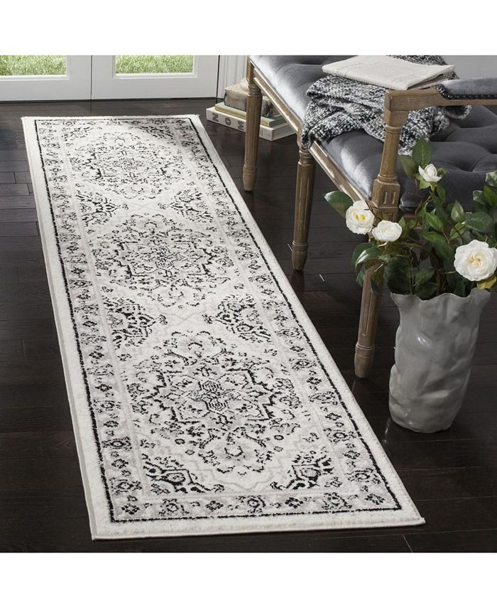 Safavieh Skyler Grey and Ivory 2' x 8' Runner Area Rug Macy's