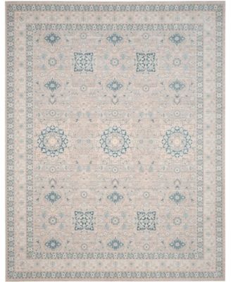 Archive Gray and Blue 8' x 10' Area Rug