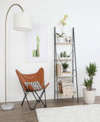 Humble Bee Good Jupiter 4 Tier 71" Tall Ladder Style Storage Unit / Bookcase