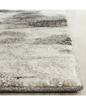 Retro RET2141 Cream and Gray 5' x 8' Area Rug