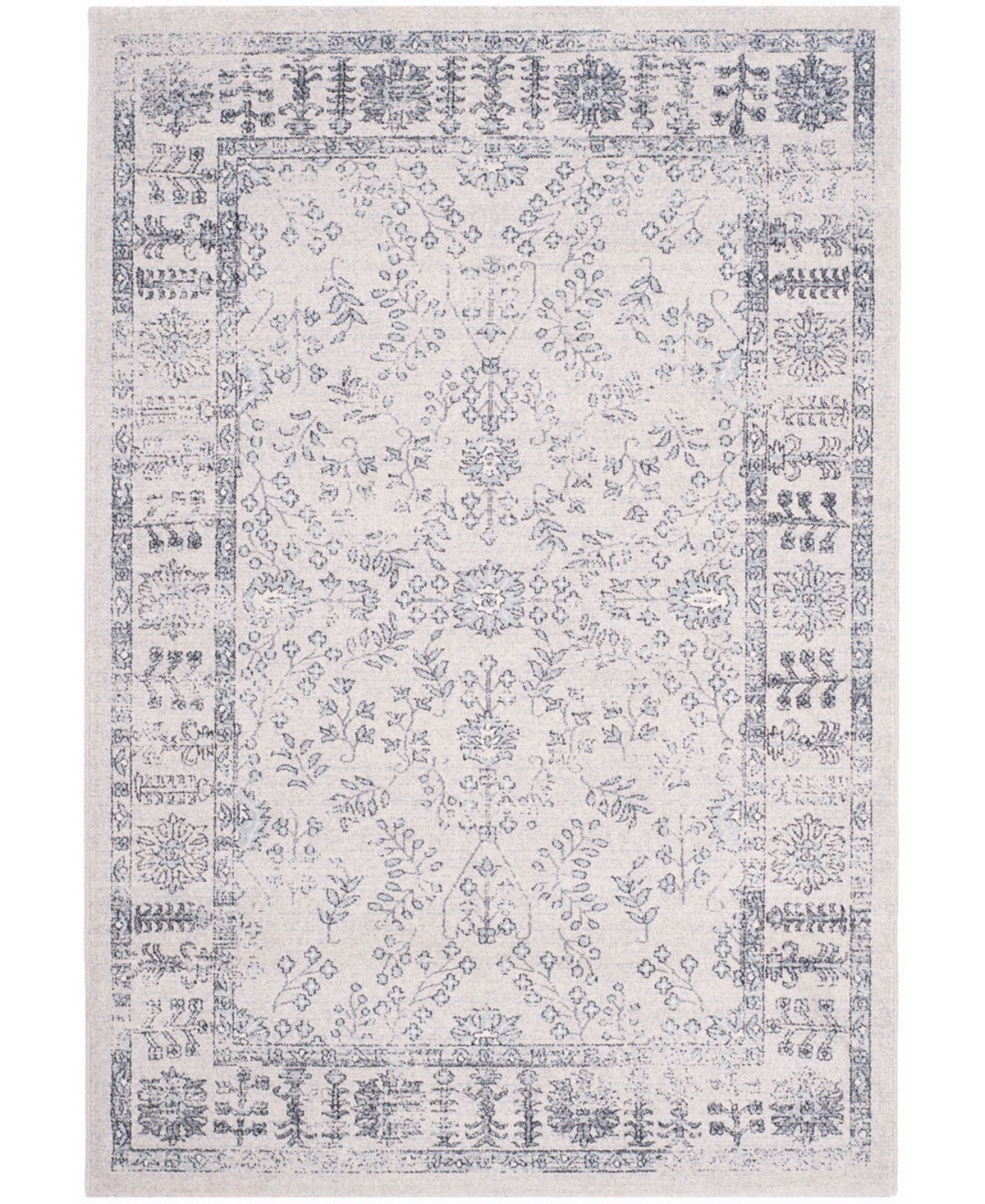 Safavieh Carmel CAR275and Blue Area Rug - Beige