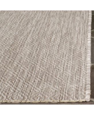 Courtyard CY8520 Beige 5'3" x 7'7" Sisal Weave Outdoor Area Rug