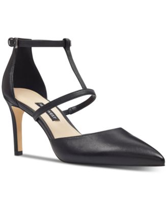 Nine west t strap pumps online