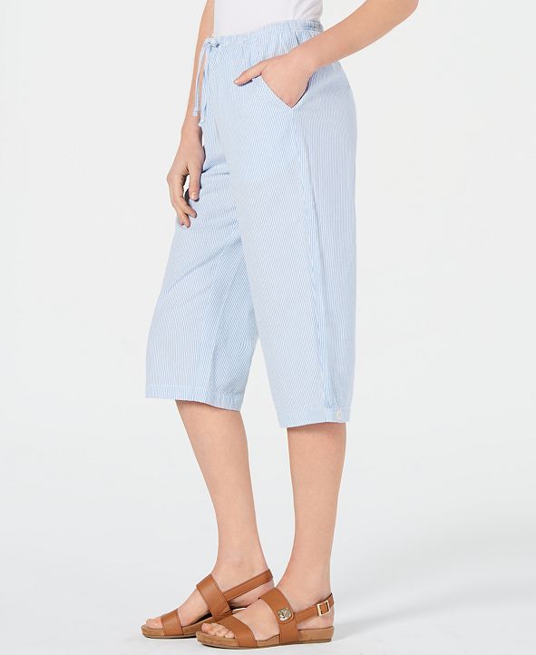 macy's karen scott petite capri pants