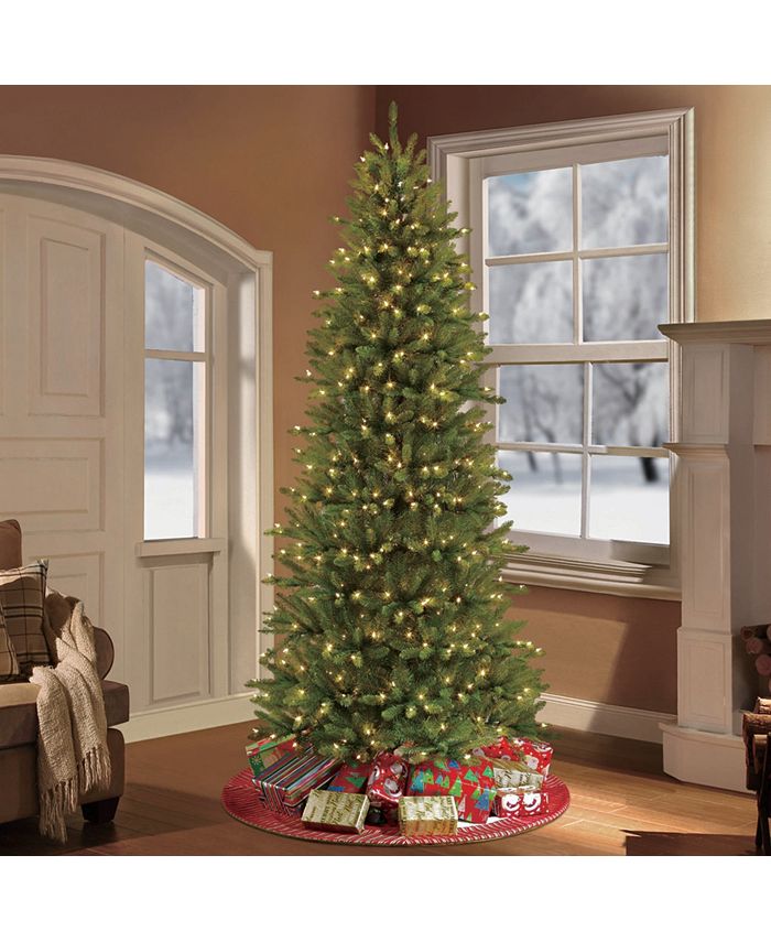 Puleo International 9 ft. Prelit Slim Franklin Fir Artificial