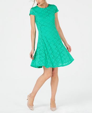Alfani lace fit clearance & flare dress