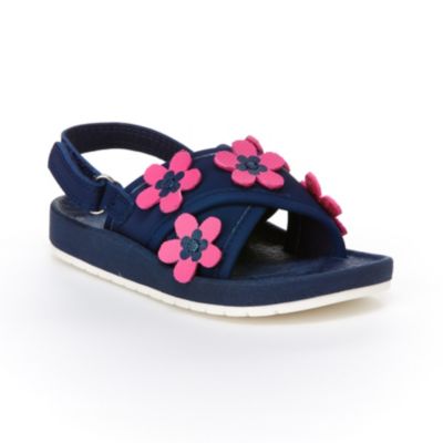 carter's flower sandals