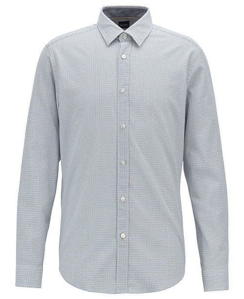 Hugo Boss Boss Men S Lukas Regular Fit Cotton Shirt Reviews