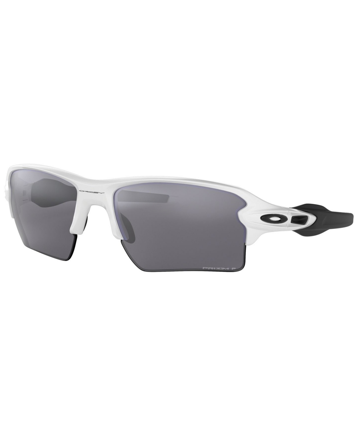 Oakley Polarized Flak 2.0 Xl Prizm Polarized Sunglasses, Oo9188 In Polished White,prizm Black Polarized
