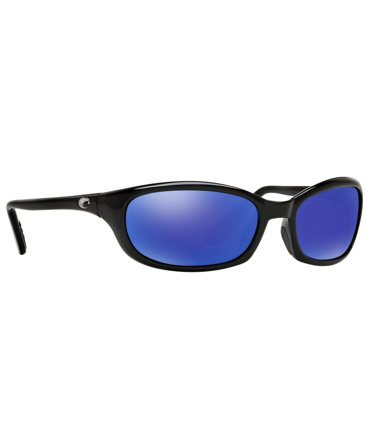 Costa Del Mar Polarized Sunglasses, Harpoonp In Black Shiny,blue Polar