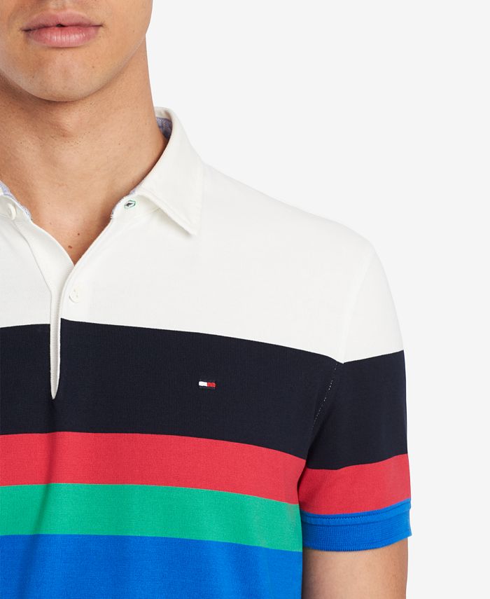 Tommy Hilfiger Men's Colorblocked Rugby Polo, Created for Macy's - Macy's