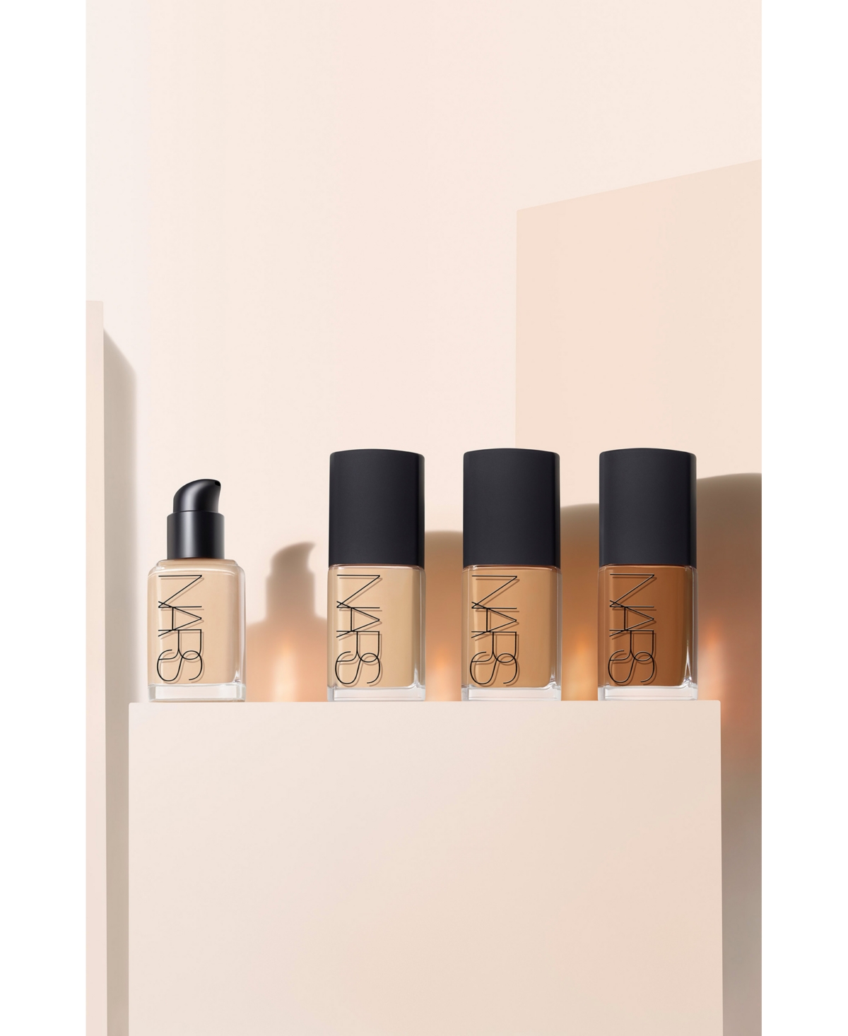 Nars Sheer Glow Foundation, 1 Oz. In Caracas (md3.3 - Medium-deep To Deep Wit