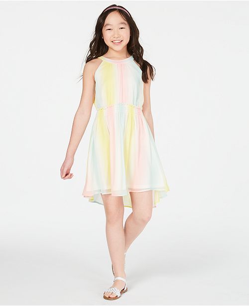 Epic Threads Big Girls Striped Chiffon Dress Created For Macy S