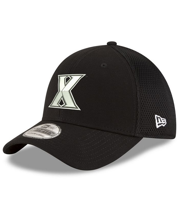 New Era Xavier Musketeers Black White Neo 39THIRTY Stretch Fitted Cap ...