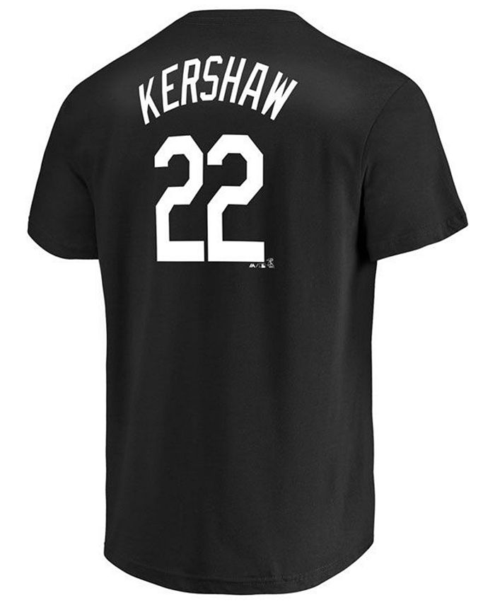 Majestic Men's Clayton Kershaw Los Angeles Dodgers Black Tux