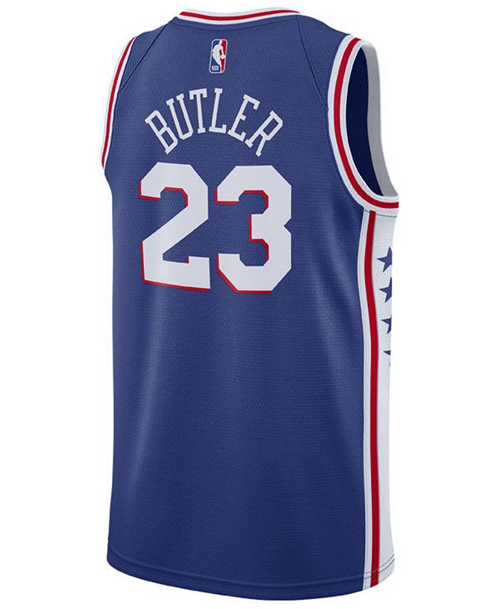 Nike Men's Jimmy Butler Philadelphia 76ers Icon Swingman Jersey - Macy's