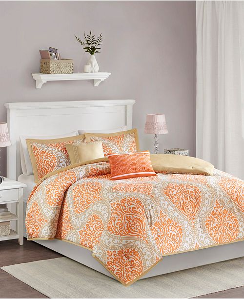 peach comforter set amazon
