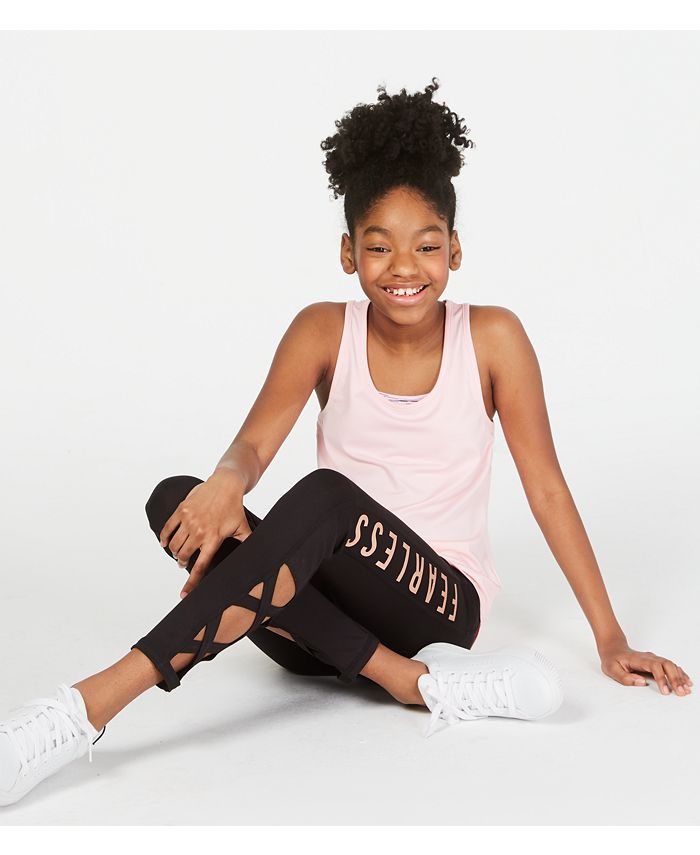 Ideology Big Girls Layered-Look Tank Top, Created for Macy's - Macy's