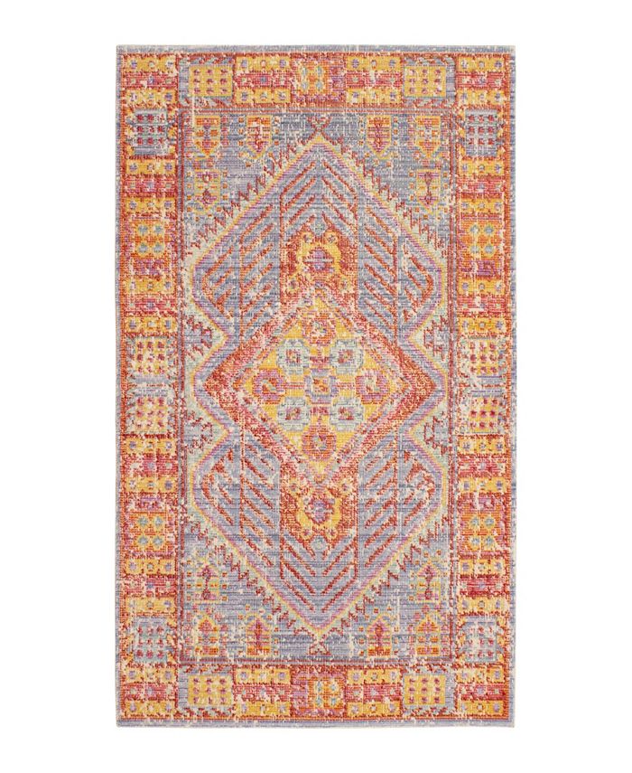 French Connection - Marley Colorwashed Kilim 27" x 46" Accent Rug