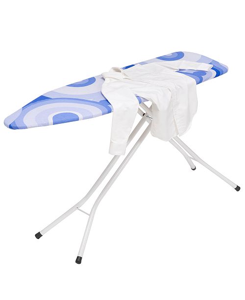 Honey Can Do Steel Adjustable Ironing Board with Four Legs Cleaning