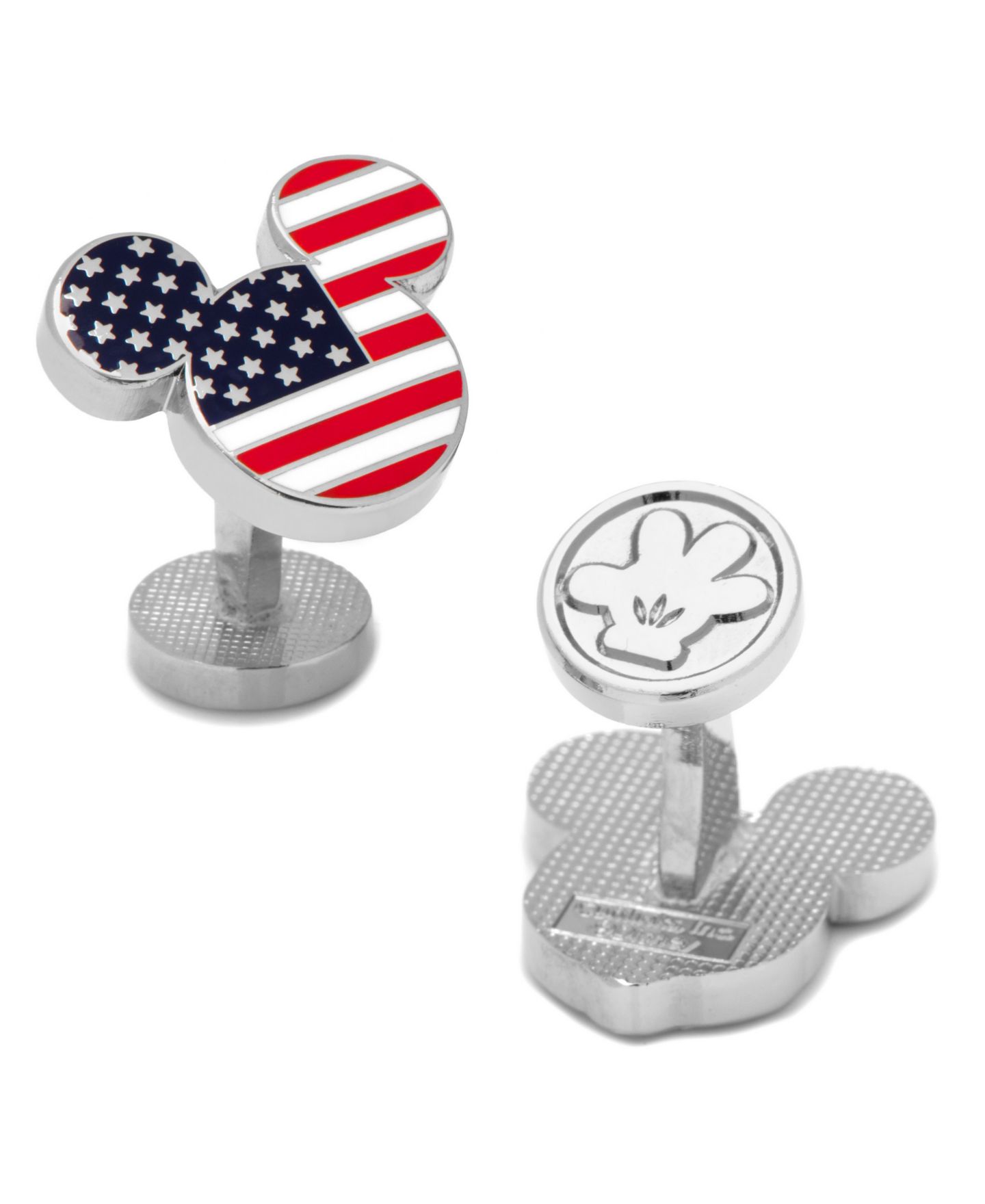 Мужские запонки Cufflinks Inc. Stars and Stripes Mickey Mouse Cufflinks — фото 1