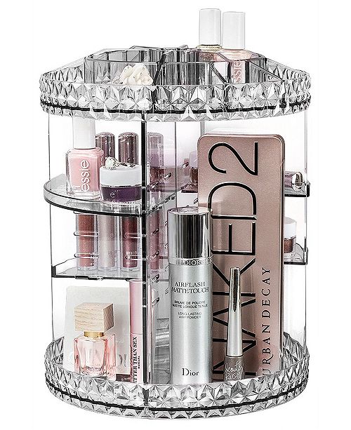 Sorbus Rotating Makeup Organizer 360 Degree Rotating Adjustable