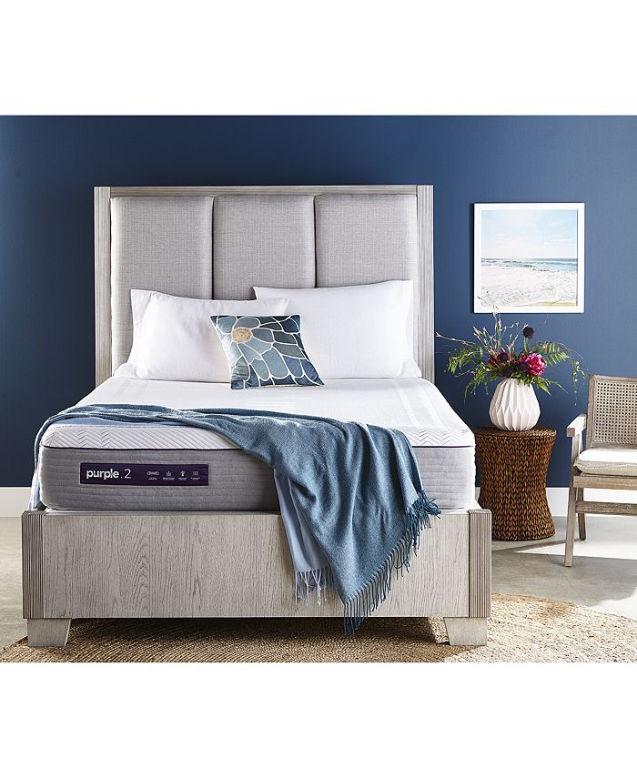 Purple .2 11" Firm Mattress Queen, with Adjustable Base Macy's