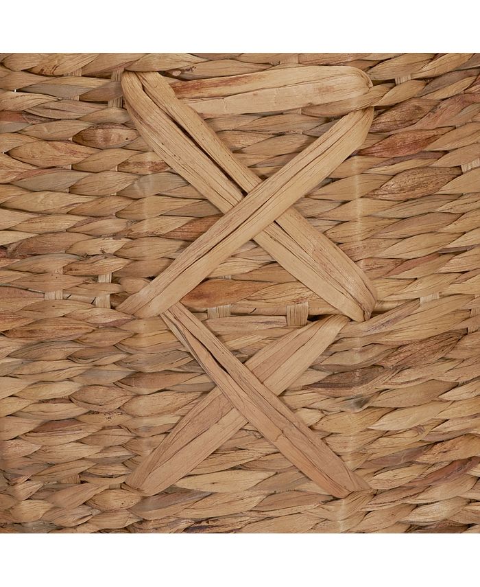 Household Essentials XWeave Round Wicker Floor Basket Macy's