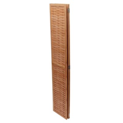 Basket Weave Bamboo Screen
