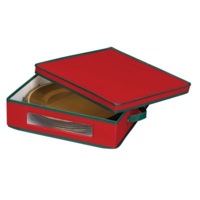 Holiday China Charger Plate Storage Box