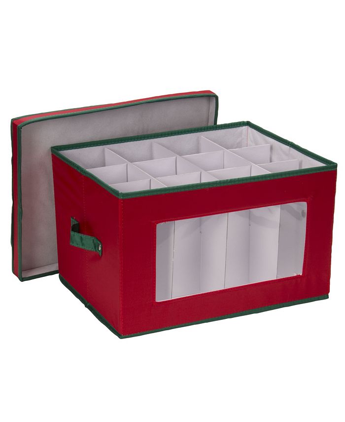 Household Essentials Holiday Stemware Goblet Storage Box Macy's