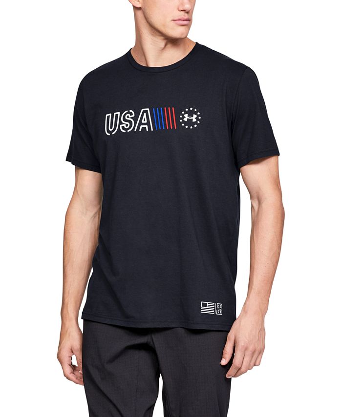 Under Armour Men's Freedom USA Banner T-Shirt - Macy's