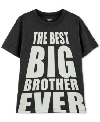 Carter s Little Big Boys Best Big Brother Graphic T Shirt Macy s